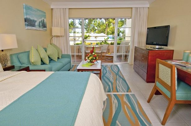Turtle Beach, Barbados, a Tribute Portfolio All-Inclusive Hotel - Wohnbeispiel Juniorsuite Oceanview (Zimmercodierung JB2)