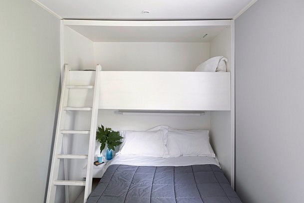 Résidence Marina d'Oru - Wohnbeispiel Appartement 1 Schlafzimmer ca. 30 qm (Zimmercodierung AB1)