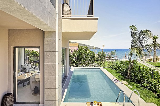 Hyde Bodrum - Beispiel Terrasse Villa Hyde mit Privatpool (Zimmercodierung VM1)