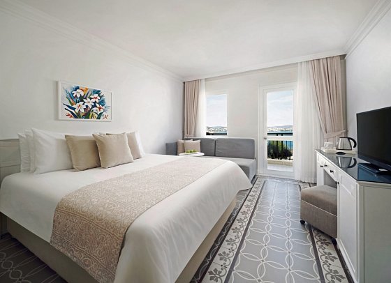 Selectum Colours Bodrum - Wohnbeispiel Doppelzimmer Meerblick (Zimmercodierungen DBM & DCM)
