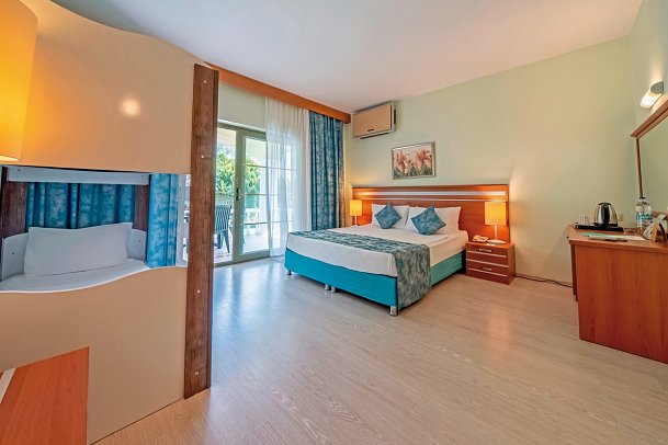 Anadolu Hotels Didim Club - Wohnbeispiel Großes Doppelzimmer Club Etagenbett (Zimmercodierung DL2)