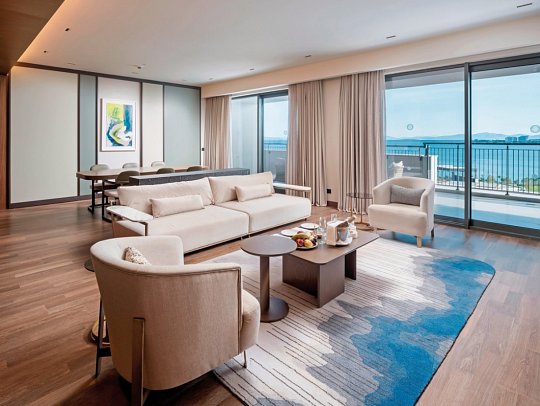 Anda Barut Collection - Wohnbeispiel Präsidenten Suite 3 Schlafzim Privatpool Meerblick CommBereich (Zimmercodierung WB2)