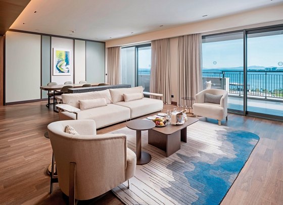 Anda Barut Collection - Wohnbeispiel Präsidenten Suite 3 Schlafzim Privatpool Meerblick CommBereich (Zimmercodierung WB2)