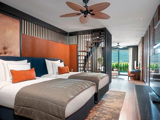 Lujo Bodrum - Wohnbeispiel Familiensuite Duplex Laguna (Zimmercodierungen MB1 & MB2)