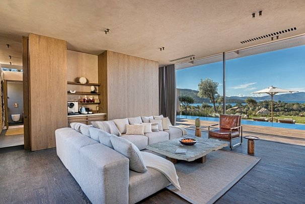 Lujo Bodrum - Wohnbeispiel Sunset Villa 1 Schlafraum (Zimmercodierung VB1)