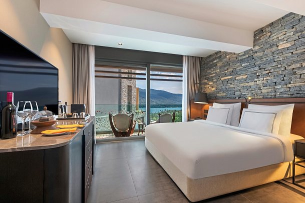 Lujo Bodrum - Wohnbeispiel Doppelzimmer Superior seitl. Meerblick (Zimmercodierungen DSN & DCN)