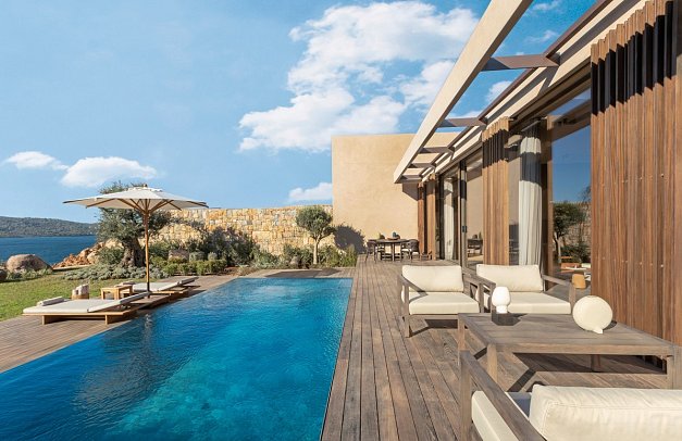 Lujo Bodrum - Wohnbeispiel Sunset Villa 1 Schlafraum (Zimmercodierung VB1)