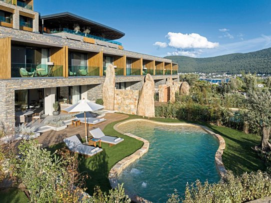 Lujo Bodrum - WohnbeispieMaki Villa 2 Schlafräume seitl. Meerblick (Zimmercodierungen MB3 & MB4)