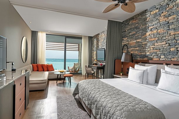 Lujo Bodrum - Wohnbeispiel Doppelzimmer Deluxe seitl. Meerblick (Zimmercodierungen DDN & DC1)