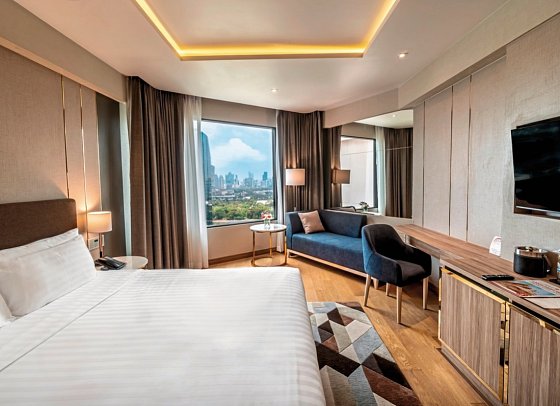 Rembrandt Hotel Bangkok - Wohnbeispiel Premier (Zimmercodierung UB1)