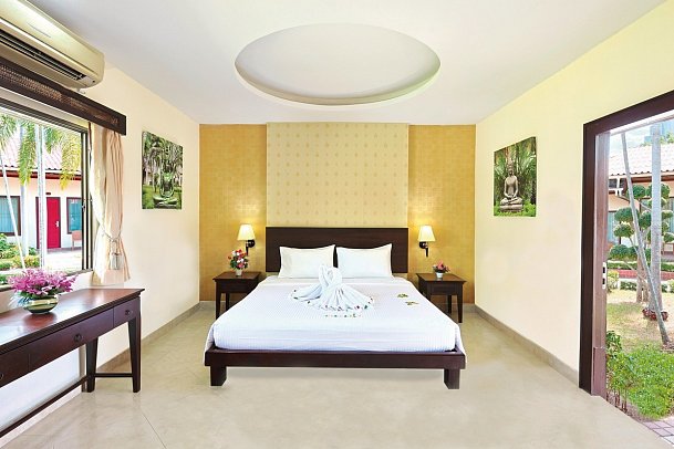 Thai Garden Resort - Wohnbeispiel Deluxe Bungalow (Zimmercodierung BD1)