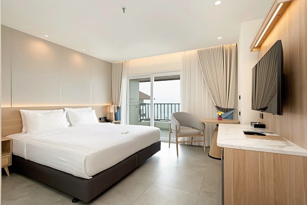 Jomtien Thani Hotel - Wohnbeispiel Deluxe Sea View (Zimmercodierung UDM)