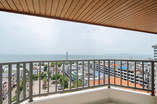 Jomtien Thani Hotel - Blickbeispiel Deluxe Sea View (Zimmercodierung UDM)