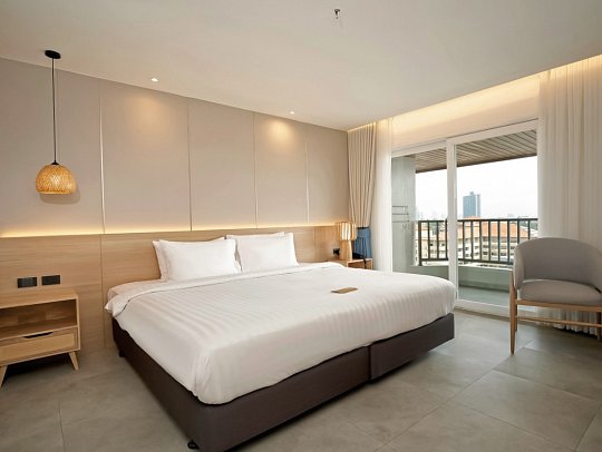 Jomtien Thani Hotel - Wohnbeispiel Deluxe City View (Zimmercodierungen UD1 & UDP)