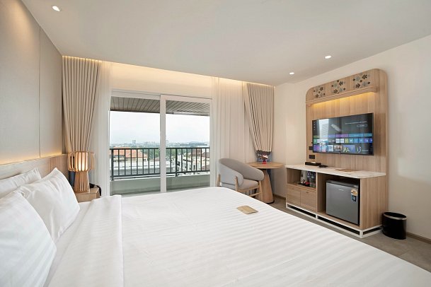 Jomtien Thani Hotel - Wohnbeispiel Deluxe City View (Zimmercodierungen UD1 & UDP)