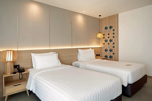 Jomtien Thani Hotel - Wohnbeispiel Deluxe City View (Zimmercodierungen UD1 & UDP)