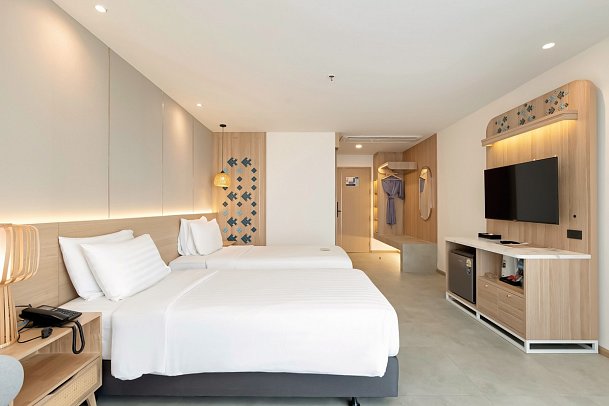 Jomtien Thani Hotel - Wohnbeispiel Deluxe City View (Zimmercodierungen UD1 & UDP)