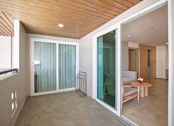Jomtien Thani Hotel - Balkonbeispiel Family Suite (Zimmercodierung WI1)
