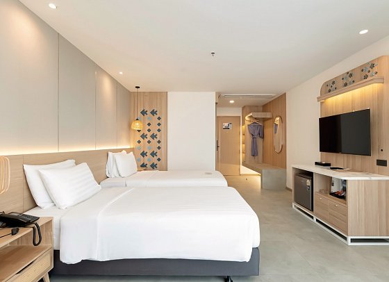 Jomtien Thani Hotel - Wohnbeispiel Deluxe City View (Zimmercodierungen UD1 & UDP)
