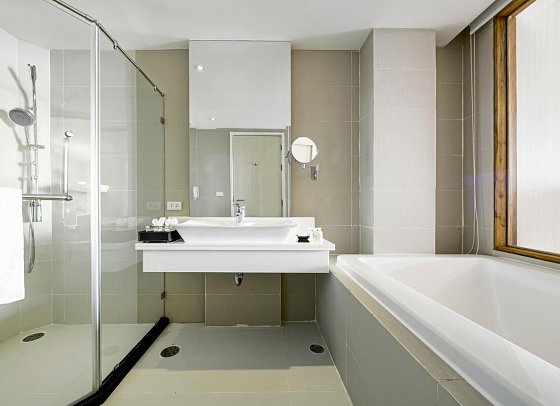 Cape Dara Resort - Badbeispiel Dara Beachfront Suite (Zimmercodierung WBO)