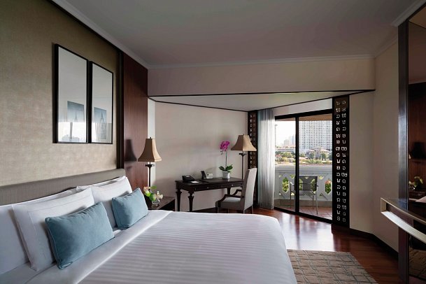 Anantara Riverside Bangkok Resort - Wohnbeispiel Junior River View Suite (Zimmercodierung JD2)