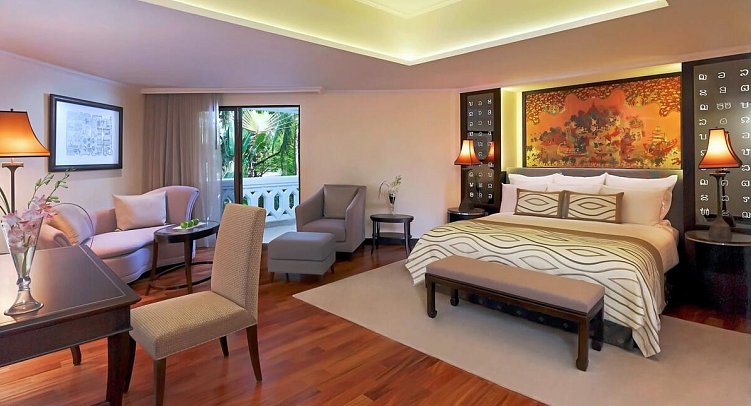 Anantara Riverside Bangkok Resort - Wohnbeispiel Junior Suite (Zimmercodierung JB1)