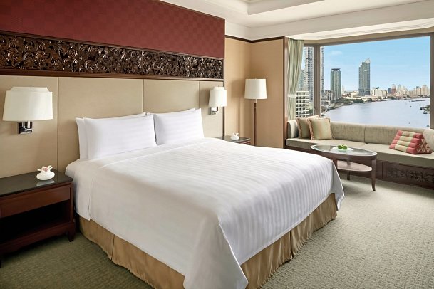 Shangri-La Hotel Bangkok - Wohnbeispiel Deluxe River View (Zimmercodierung UD3)