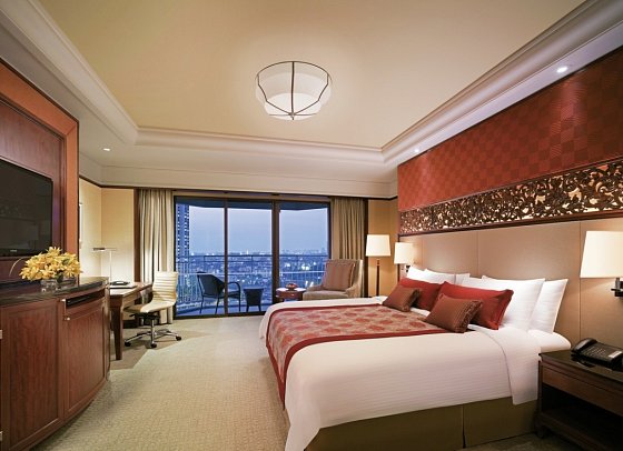 Shangri-La Hotel Bangkok - Wohnbeispiel Deluxe Balcony (Zimmercodierung UD2)