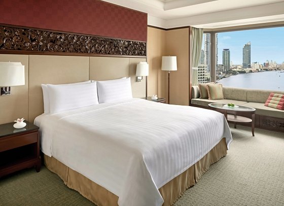 Shangri-La Hotel Bangkok - Wohnbeispiel Deluxe River View (Zimmercodierung UD3)