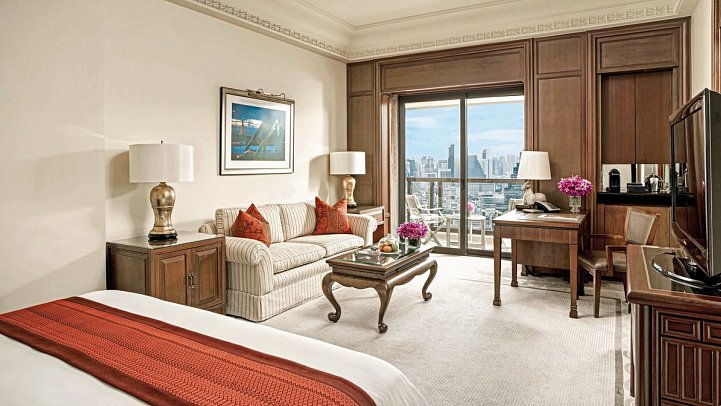 The Peninsula Bangkok - Wohnbeispiel Grand Deluxe Balcony (Zimmercodierung UD5)