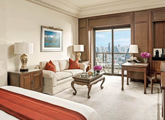 The Peninsula Bangkok - Wohnbeispiel Grand Deluxe Balcony (Zimmercodierung UD5)