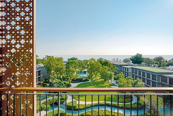 Hua Hin Marriott Resort & Spa - Balkonbeispiel Deluxe Sea View (Zimmercodierung UDM)
