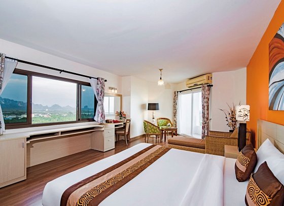 Golden Beach Cha Am Hotel - Wohnbeispiel Golden Premier Two View Suite (Zimmercodierung WB2)