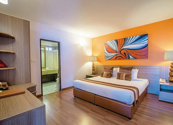 Golden Beach Cha Am Hotel - Wohnbeispiel Executive Family Ocean View Suite (Zimmercodierung WI1)