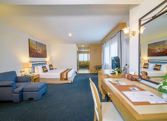 Golden Beach Cha Am Hotel - Wohnbeispiel Golden Two View Suite (Zimmercodierung WB1)