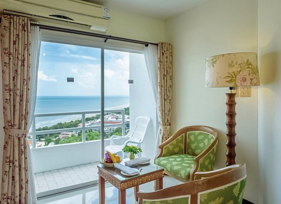 Golden Beach Cha Am Hotel - Wohnbeispiel Golden Two View Suite (Zimmercodierung WB1)