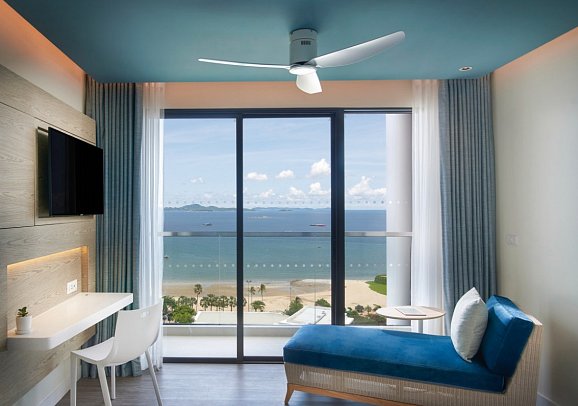 OZO North Pattaya - Wohnbeispiel Deluxe Ocean View (Zimmercodierung UDM)
