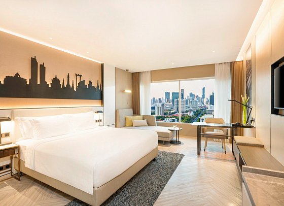 Pathumwan Princess Hotel - Wohnbeispiel Deluxe Classic (Zimmercodierung UD1)