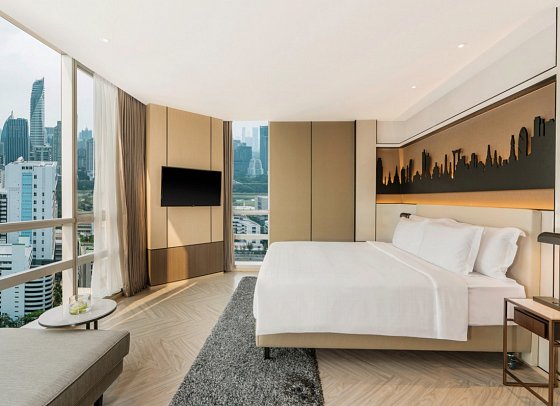 Pathumwan Princess Hotel - Wohnbeispiel Grand Deluxe Corner (Zimmercodierung UD2)