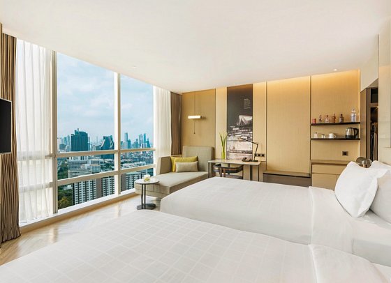 Pathumwan Princess Hotel - Wohnbeispiel Grand Deluxe Corner (Zimmercodierung UD2)