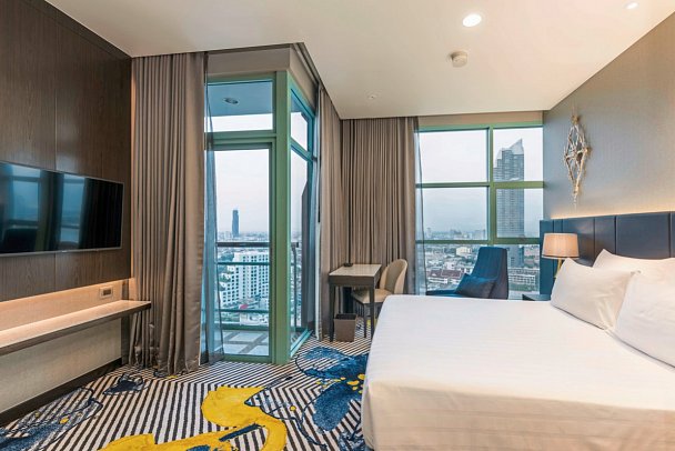 Chatrium Hotel Riverside Bangkok - Wohnbeispiel Two Bedroom Suite River View (Zimmercodierung WD3)