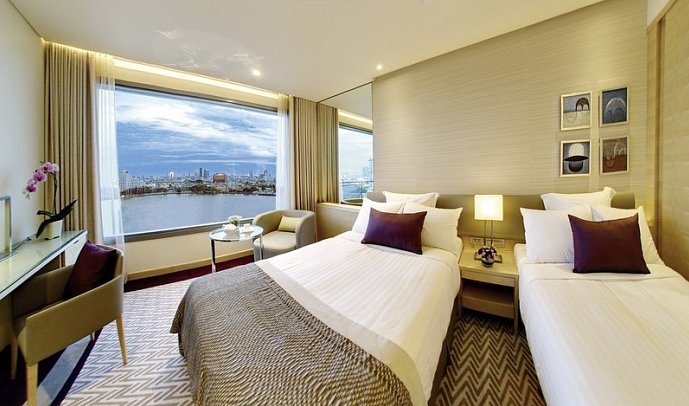 Avani+ Riverside Bangkok Hotel - Wohnbeispiel Riverview (Zimmercodierung UB1)