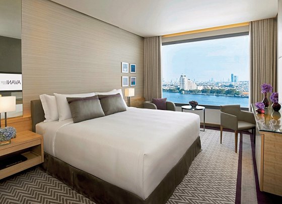 Avani+ Riverside Bangkok Hotel - Wohnbeispiel Riverview (Zimmercodierung UB1)