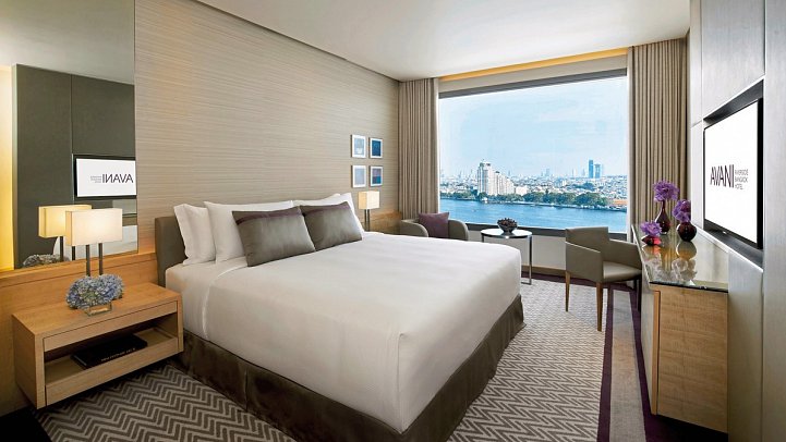 Avani+ Riverside Bangkok Hotel - Wohnbeispiel Riverview (Zimmercodierung UB1)