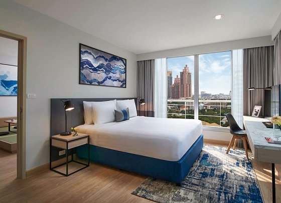 Shama Lakeview Asoke Bangkok - Wohnbeispiel One Bedroom Lakeview (Zimmercodierung WM1)