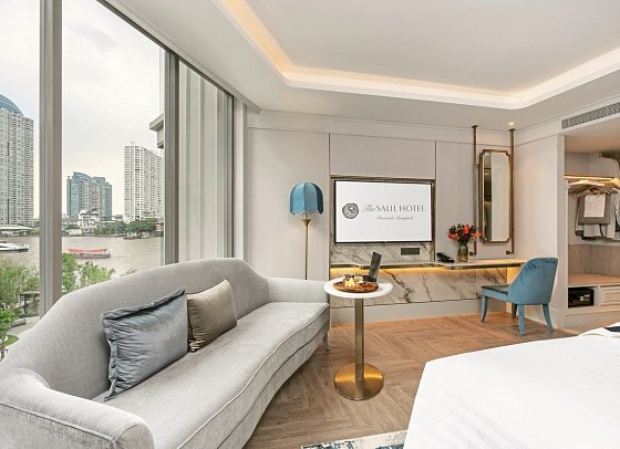 The Salil Hotel Riverside Bangkok - Wohnbeispiel Deluxe River View (Zimmercodierung UD3)