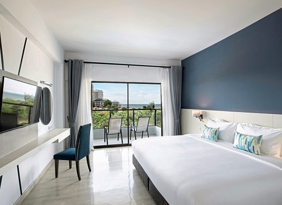 Centara Life Cha-Am Beach Resort Hua Hin - Wohnbeispiel Deluxe Ocean View (Zimmercodierung UDM)