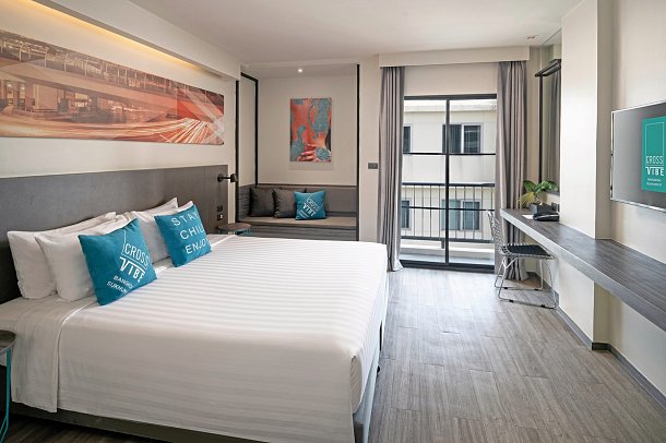 Cross Vibe Bangkok Sukhumvit - Wohnbeispiel Standard Double (Zimmercodierung DB1)