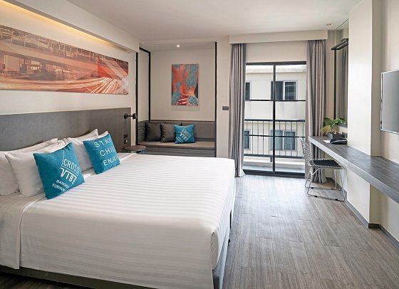 Cross Vibe Bangkok Sukhumvit - Wohnbeispiel Standard Double (Zimmercodierung DB1)