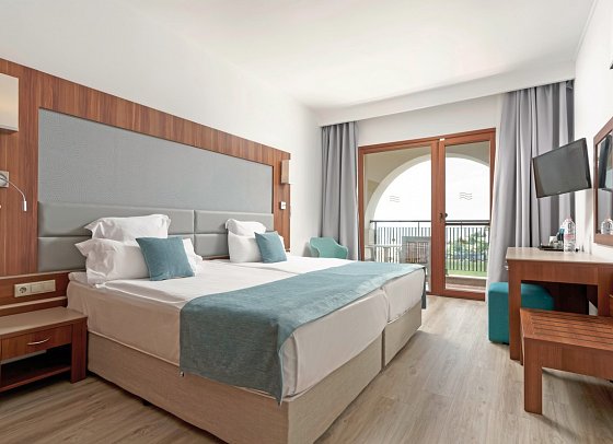 Alua Helios Bay - Wohnbeispiel Doppelzimmer Meerblick (Zimmercodierungen DBM & DCM)
